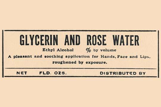 1920's Pharmacy Bottle Label Vintage Poster Print