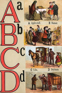 Illustrated Letters from 'London Alphabet' Poster Print by Edmund Evans