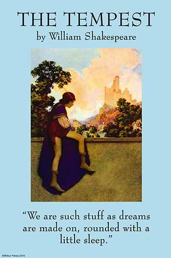 The Tempest Poster Print by Maxfield Parrish - Shakespeare Art