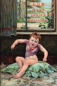 Lux laundry soap trade card vintage poster print