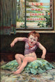 Lux laundry soap trade card vintage poster print