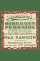 Vintage Hydrogen Peroxide Antiseptic Poster Print from New Orleans Pharmacy