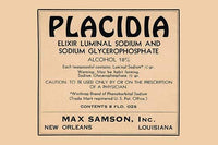 Elixir Luminal Sodium Quack Bottle Label Poster Print