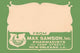 Vintage blank pharmacy label poster print from Max Samson Pharmacy