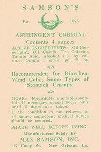 Vintage quack bottle label poster print for home decor