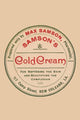 Vintage dermatological cream label poster print featuring Mas Samson pharmacy design.
