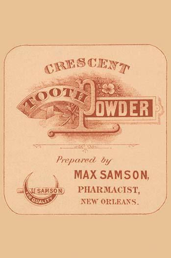 Vintage Tooth Powder Bottle Label Poster Print 18x24