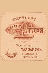 Vintage Tooth Powder Bottle Label Poster Print 18x24
