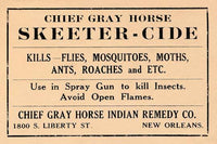 Native American-Inspired Insecticide Bottle Label Poster Print