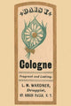 Fragrant Men's Cologne Bottle Label Poster Print
