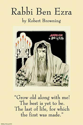 Rabbi ben Ezra Poster Print by Robert Browning, showcasing classic literature.