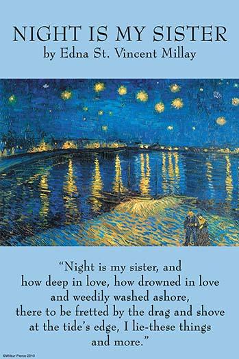 Vincent Van Gogh Night at the Rhone Poster Print