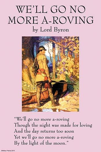 So, We'll Go No More A Roving illustrated poster print by N.C. Wyeth
