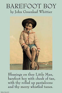 John Greenleaf Whittier Poster Print featuring influential American poet.