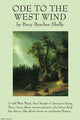 Ode to the West Wind poster print by Percy Bysshe Shelley, featuring vibrant colors and artistic design.