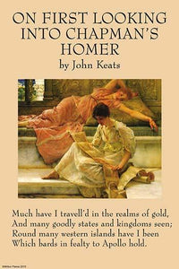 Favorite Poet Poster Print by John Keats, illustrated by Alma Tadema.