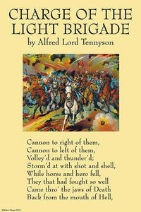 The Charge of the Light Brigade poem poster print by Alfred Lord Tennyson