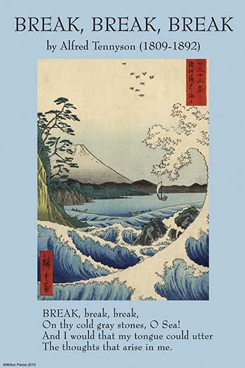 Break, Break, Break on Thy Cold Gray Stones O Sea Poster Print
