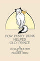 Charming cat illustration from a children's book cover poster print.