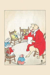 The Unselfish Pig Teaching Kindergarten Poster Print by Frances Beem