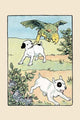 Snip and Snap with Polly Parrot children's poster print by Julia Dyar Hardy.