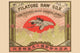Bird of Prey Over Red Rising Sun Poster Print featuring a majestic bird against a vibrant red sun.
