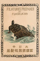 Dragon Turtle on Rock in Ocean with Surf and Waves Poster Print