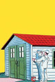 A Painter Paints the Garage Building Poster Print by Julia Letheld Hahn showcasing artistic creativity.