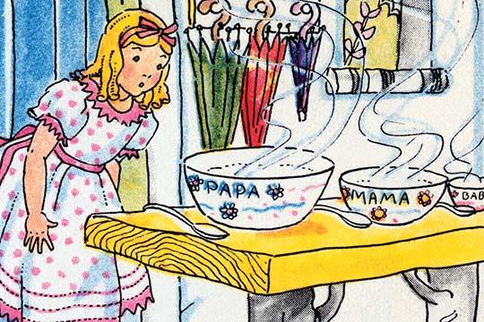 Three Bowls of Porridge Fine Art Print by Julia Letheld Hahn
