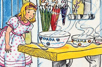 Three Bowls of Porridge Fine Art Print by Julia Letheld Hahn