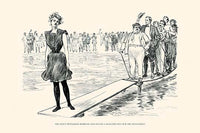 The Stout Gentleman Honeymoon Poster Print by Charles Dana Gibson