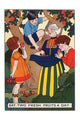 Children Picking Apples from the Tree Poster Print