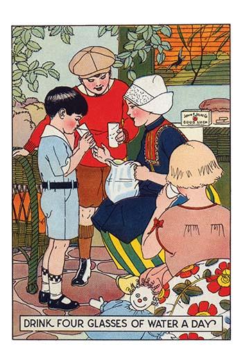 Children Are Served Water by a Dutch Maiden Poster Print