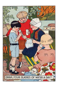 Children Are Served Water by a Dutch Maiden Poster Print
