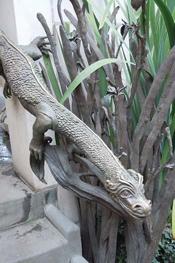Dragon Descending Sculpture Poster Print by Jason Pierce