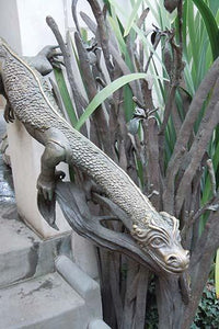 Dragon Descending Sculpture Poster Print by Jason Pierce