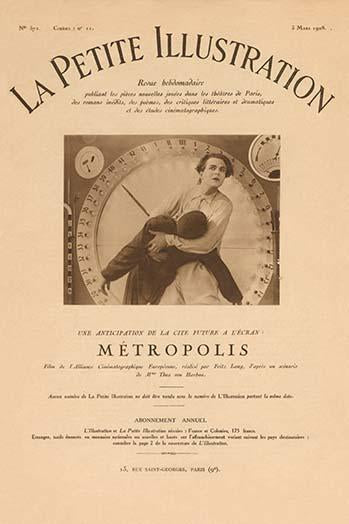 Metropolis classic silent film pressbook poster print