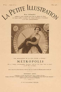 Metropolis classic silent film pressbook poster print