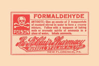 1920's pharmacy bottle label poster print showcasing vintage quack cures.