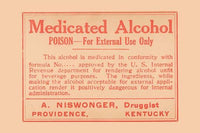 1920s Pharmacy Bottle Label Poster Print showcasing quack cure history.