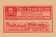 1920's Pharmacy Bottle Label Poster Print - Vintage Artwork