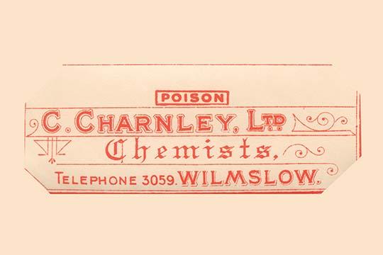 1920's Pharmacy Bottle Label Poster Print showcasing vintage medicinal art.