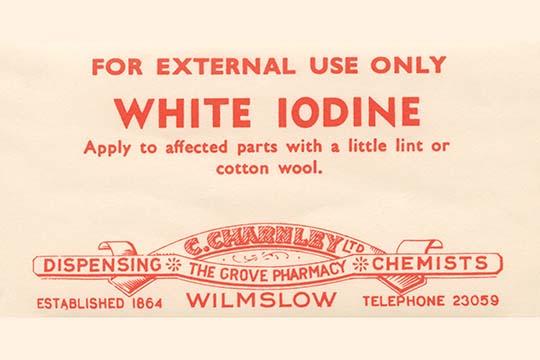 1920s Vintage Pharmacy Bottle Label Poster Print