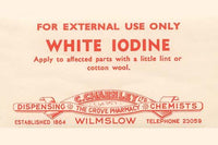 1920s Vintage Pharmacy Bottle Label Poster Print