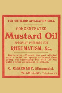 1920's Pharmacy Bottle Label Poster Print on premium paper.