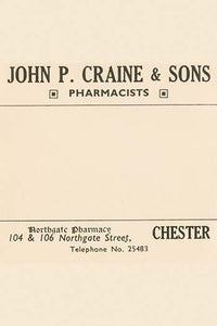 1920s Pharmacy Bottle Label Vintage Poster Print