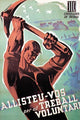 Worker with a Pick Axe Poster Print by Marti - Inspirational Art