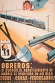 Todos a Las Obras del Ferrocarril! Poster Print featuring trains and railroad imagery.