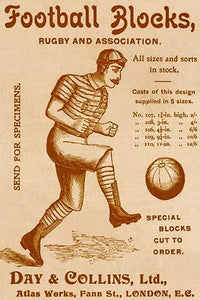 Vintage Early Advertisement for Shin Guards Poster Print