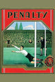 Penalty Soccer-Themed Poster Print showcasing a cigar's manliness.